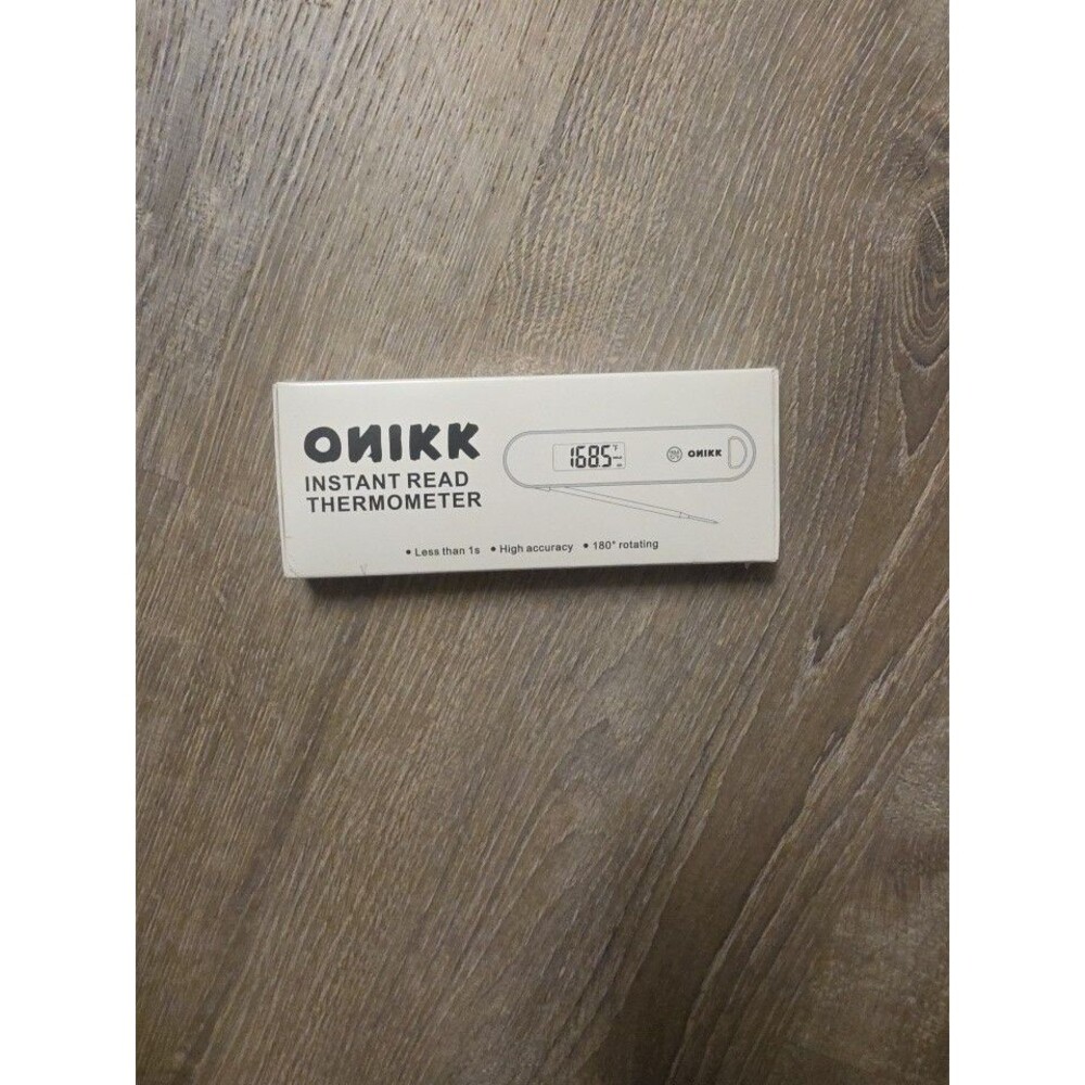 ONIKK Meat Thermometer Digital, 0.6 Sec Instant Read Food Thermometer, ±0.5